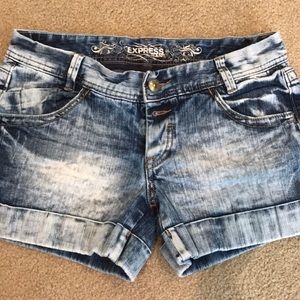 EXPRESS jean shorts